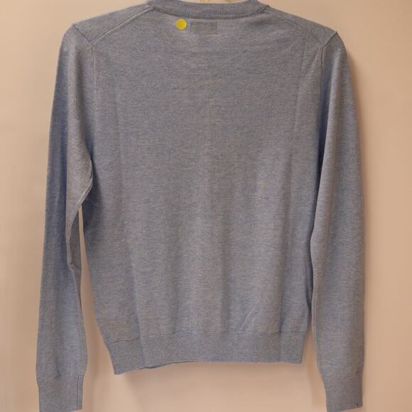 J. Crew Style E5957 Classic Cardigan Sweater Crew Neck Long Sleeve -tiny FLaw - Picture 9 of 10